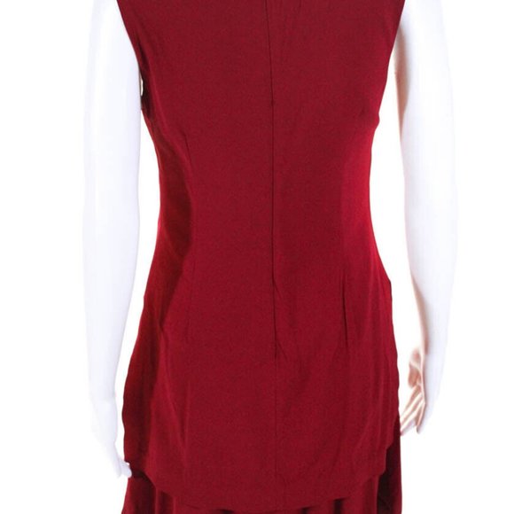 Theory Malkan Dress Size 4 Red - Picture 3 of 6